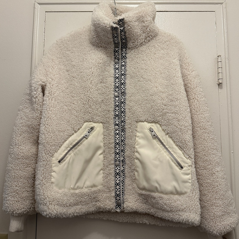 Levi’s Women’s Fleece Jacket - White - XS